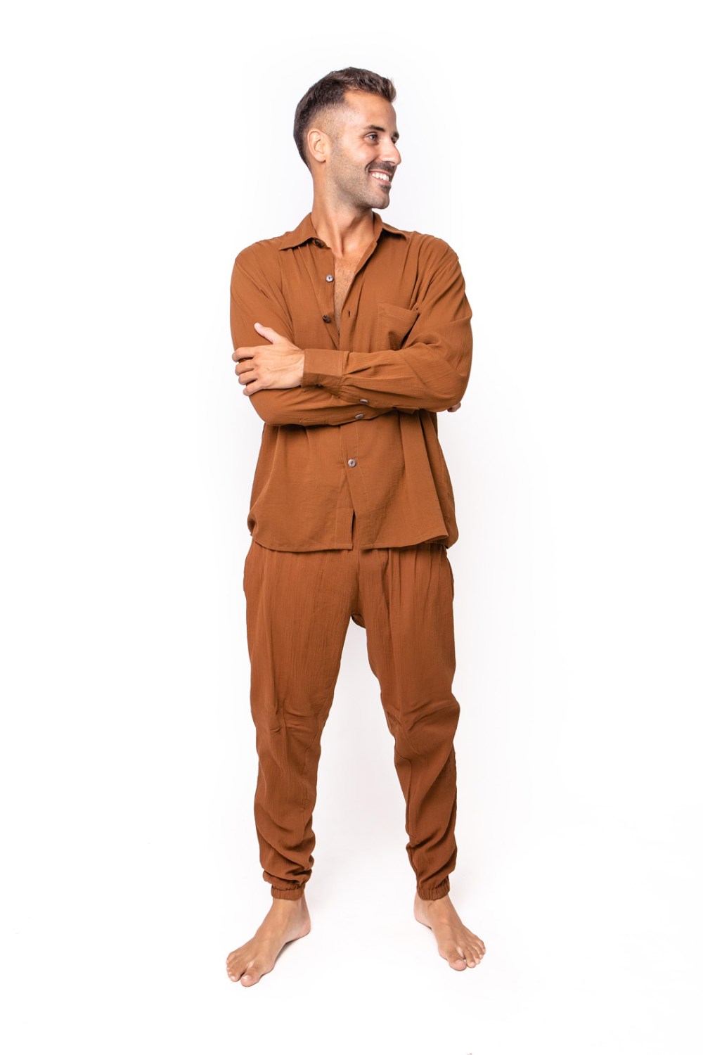 Uluwatu, Cotton Crepe, Long Pant