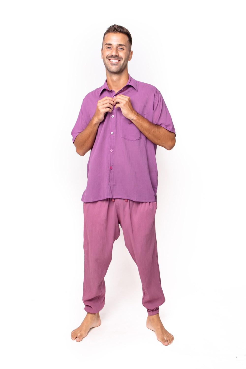 Kesambi, Cotton Crepe, Long Pant