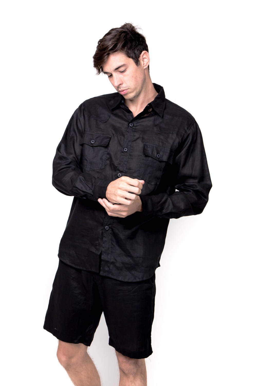 Cupek, Linen, Short Pant