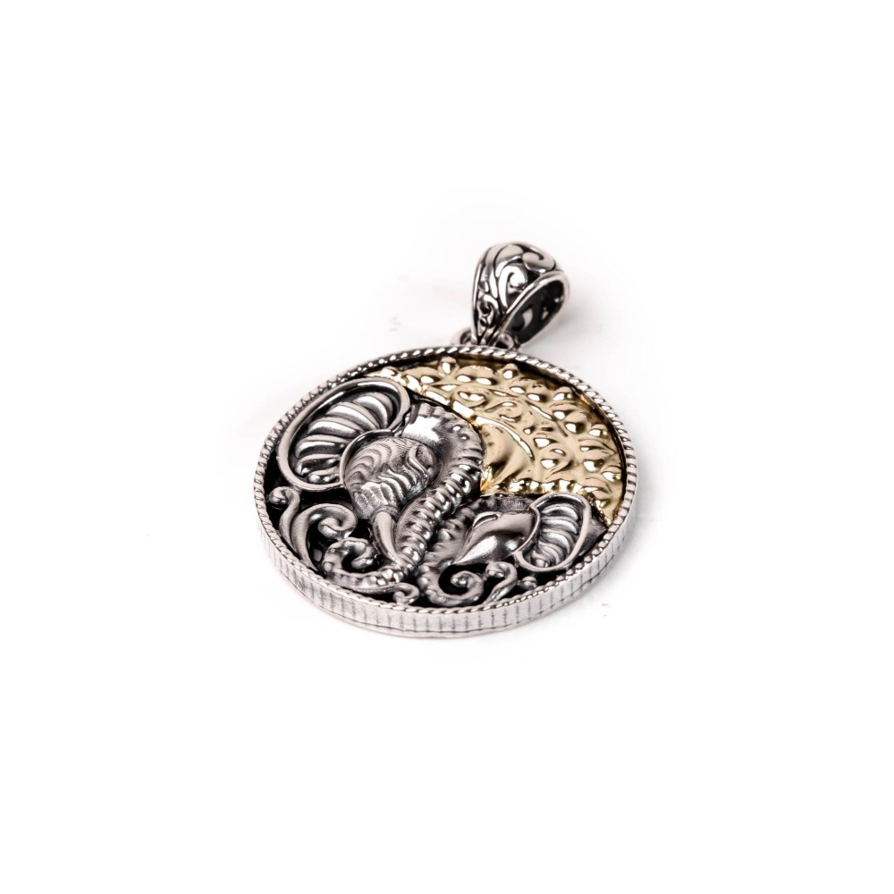 Pendant Two Tone Elephant