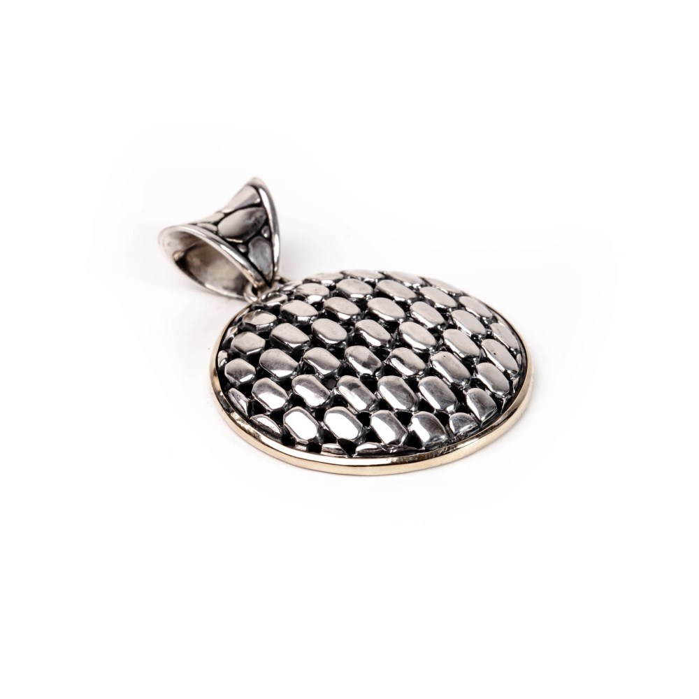 Pendant Two Tone Motif