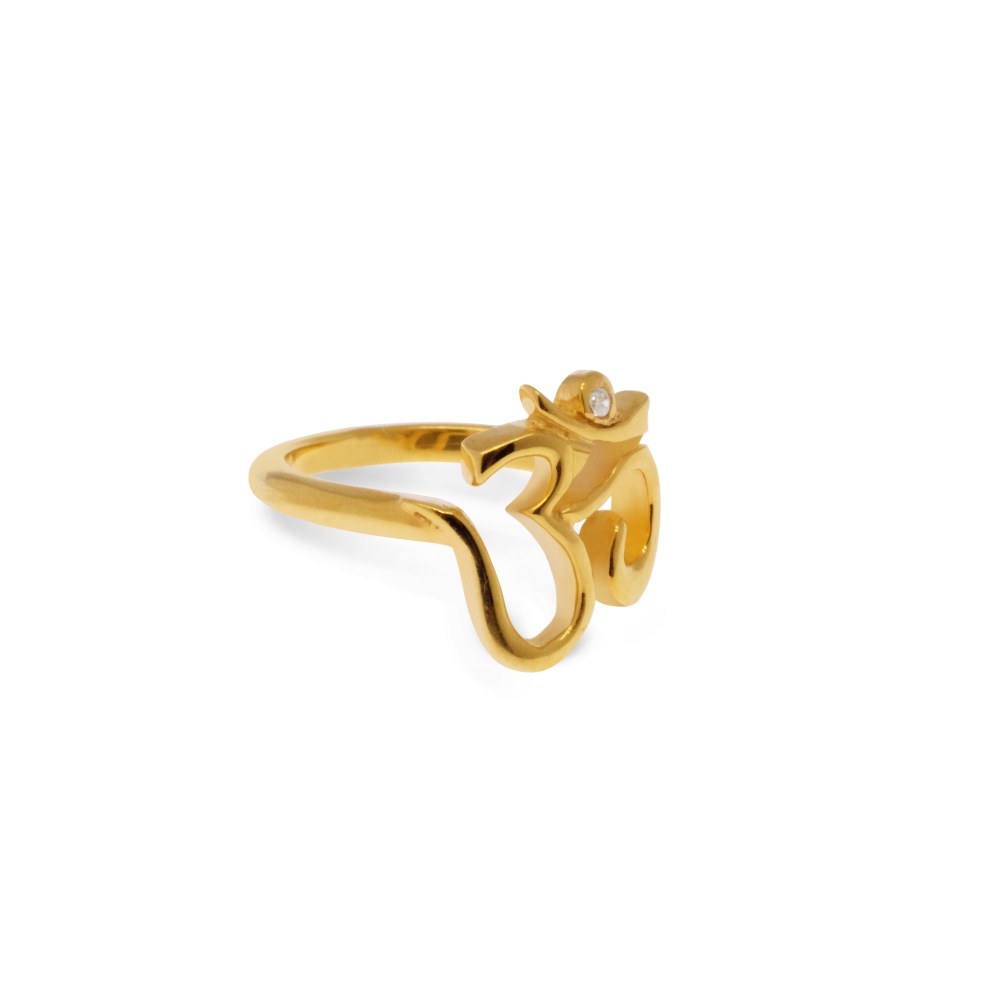 Omkara Gold Ring 22K