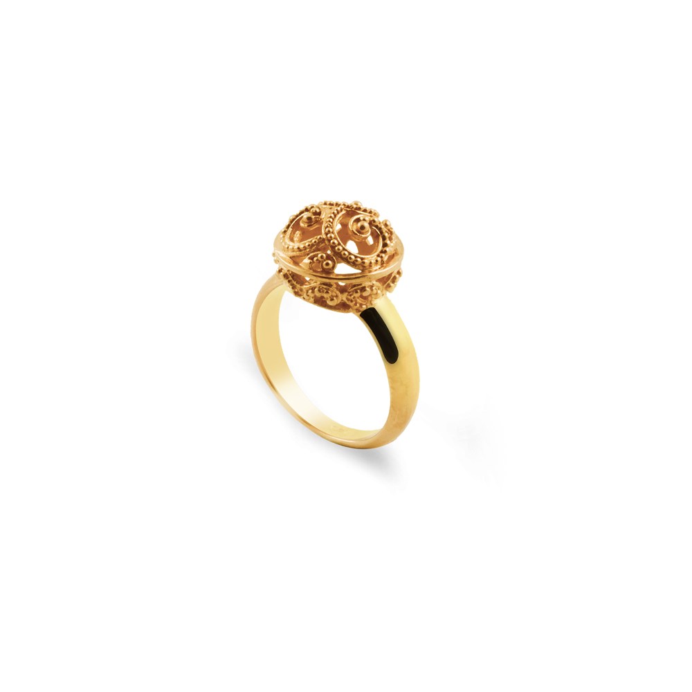 Ombak Segara Mini Cocktail Ring Gold